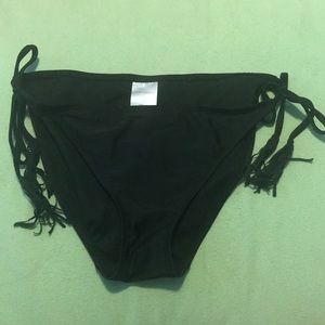 Black bikini bottom